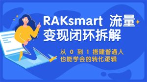 RAKsmart 流量变现闭环拆解  从 0 到 1 搭建普通人也能学会的转化逻辑