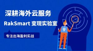 深耕海外云服务 RakSmart 变现实验室 专注出海盈利实战